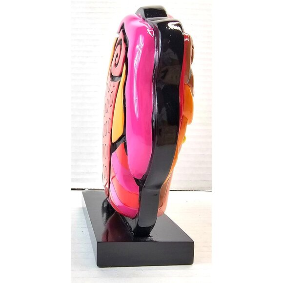 Romero Britto Disney Belle 3D Rose Figurine - Picture 7 of 8